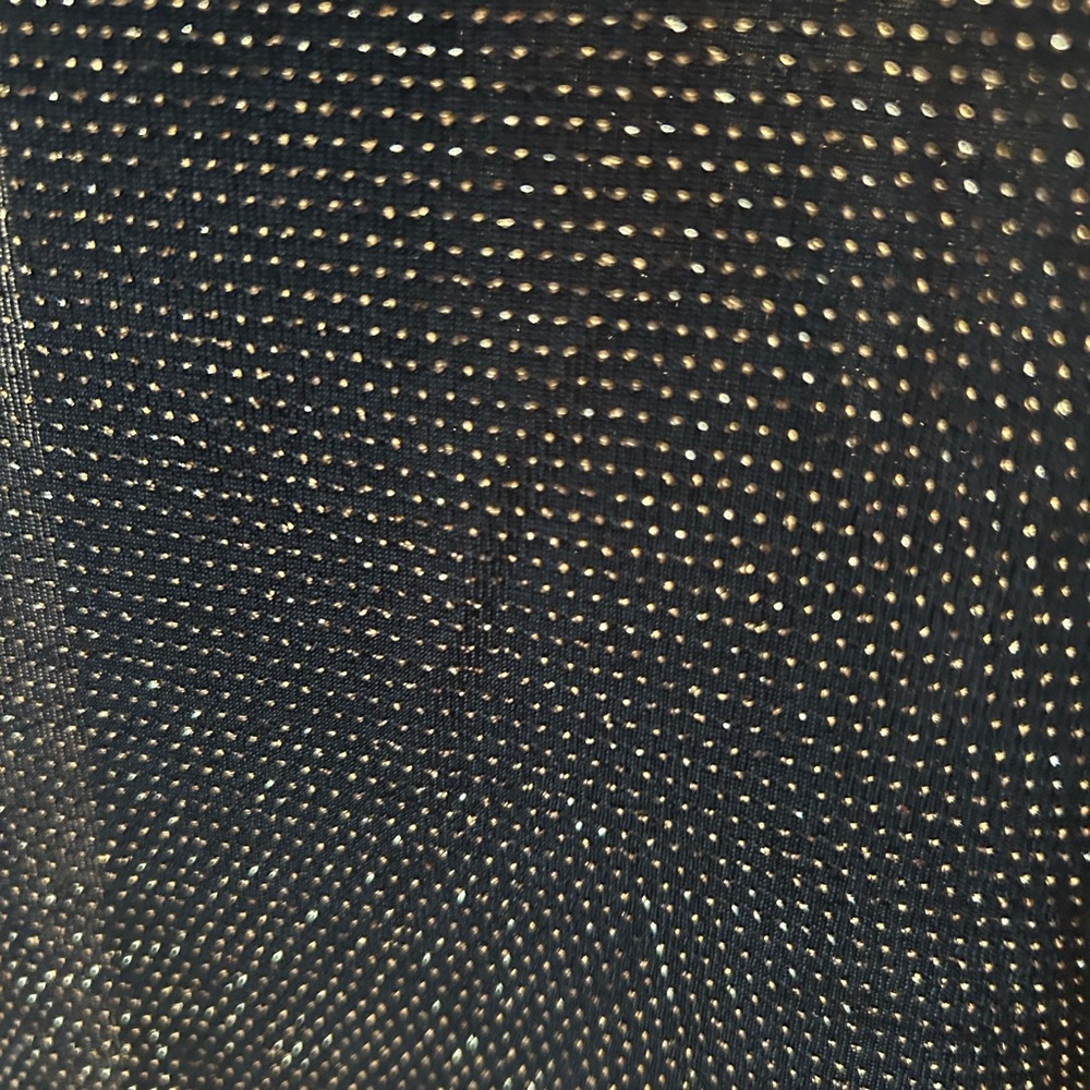 Dressbarn Women's Elegant Black/Gold Shimmer Cardigan - Picture 3 of 7
